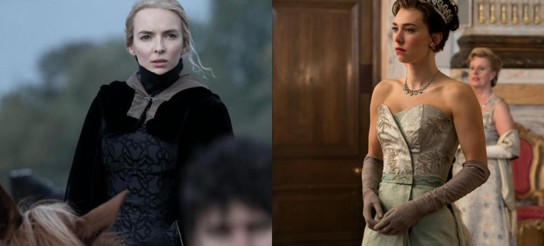 Jodie Comer in "The Last Duel" and Vanessa Kirby in "The Crown" (Photo: 20th Century Studios/Netflix)