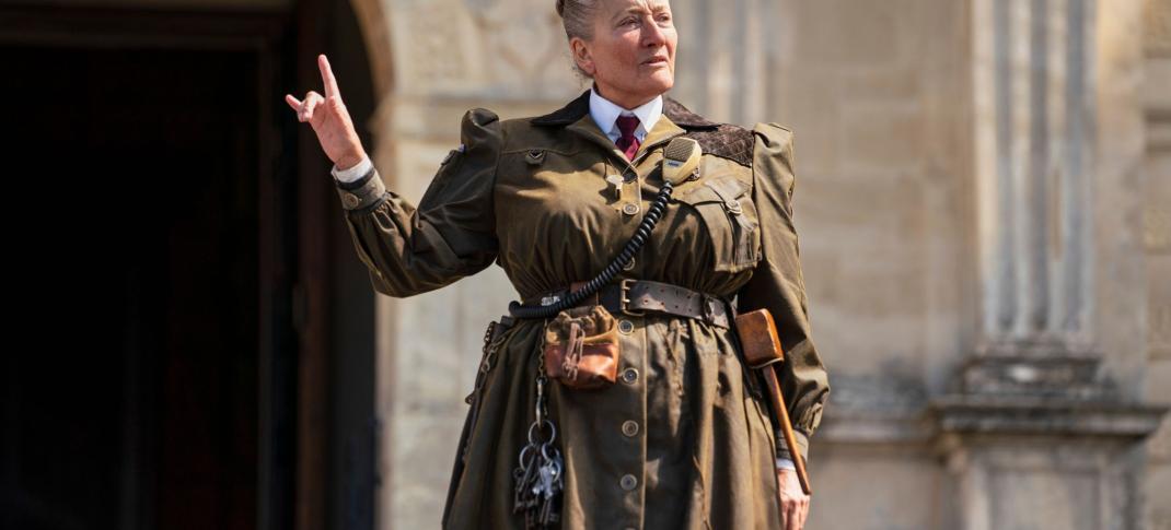 Picture shows: Emma Thompson as Agatha Trunchbull in Roald Dahl’s Matilda the Musical.