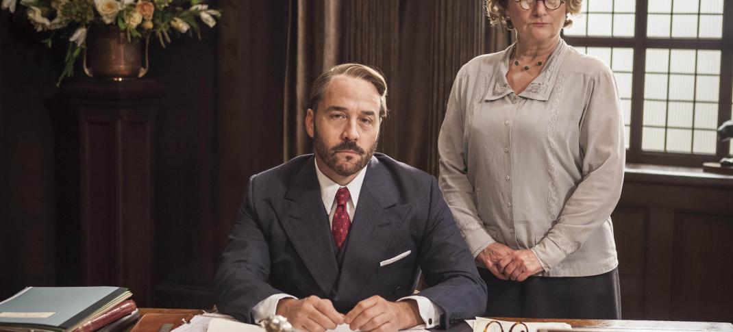 Mr. Selfridge and Miss Plunkett are basically not happy with life. (Photo: Courtesy of (C) ITV Studios for MASTERPIECE)