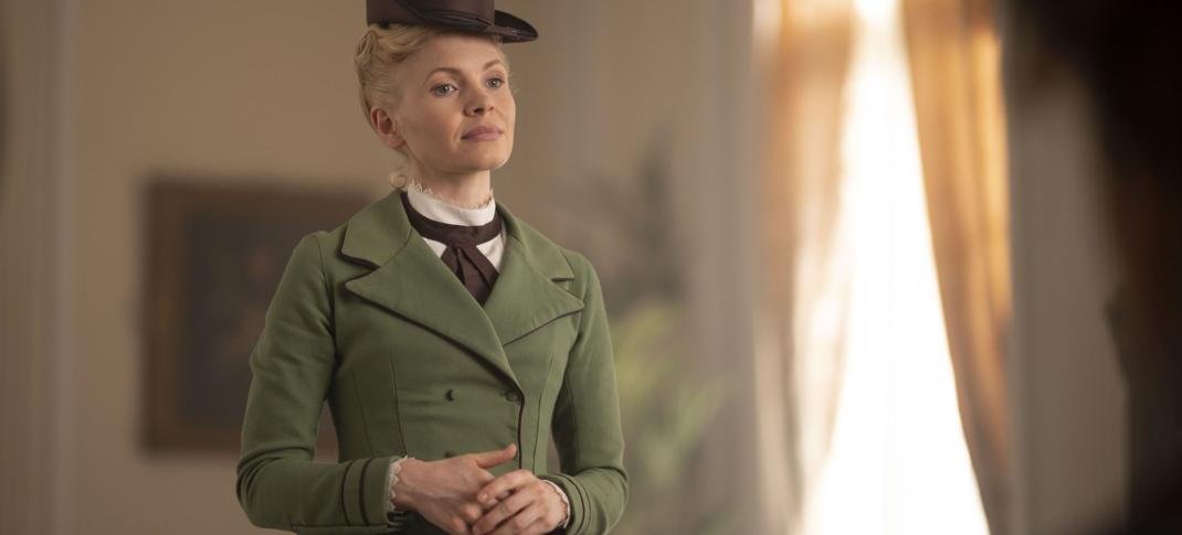 Kate Phillips as Eliza Scarlet in Miss Scarlet and the Duke Season 2