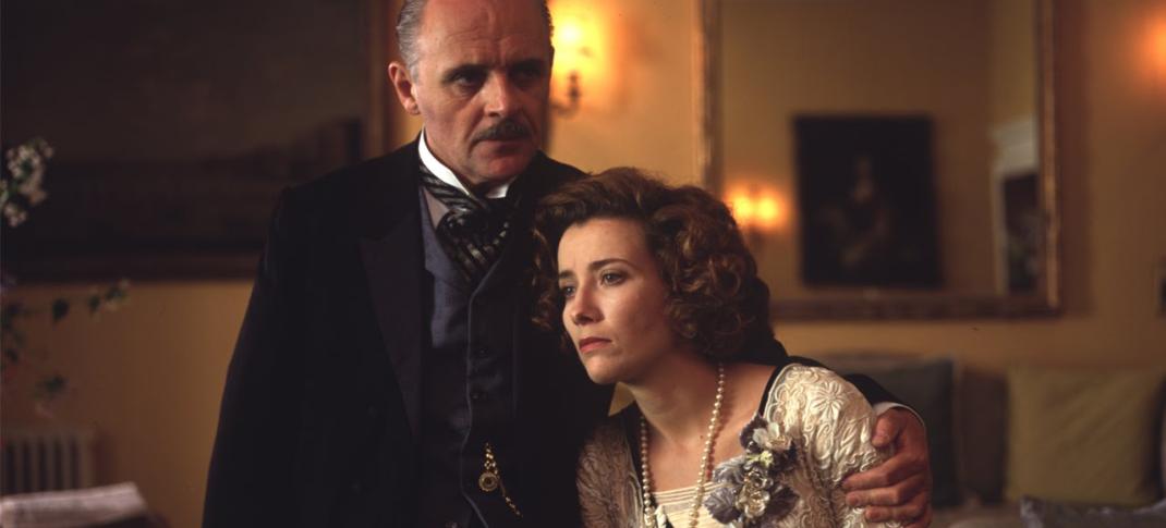 Anthony Hopkins and Emma Thompson in "Howard's End" (Courtesy of Ivory Merchant Productions)
