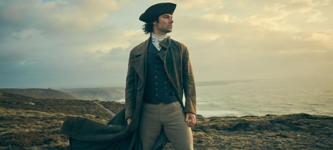 The Cornwall coast plays a big part in "Poldark". (Photo: Courtesy of Robert Viglasky/Mammoth Screen for MASTERPIECE)