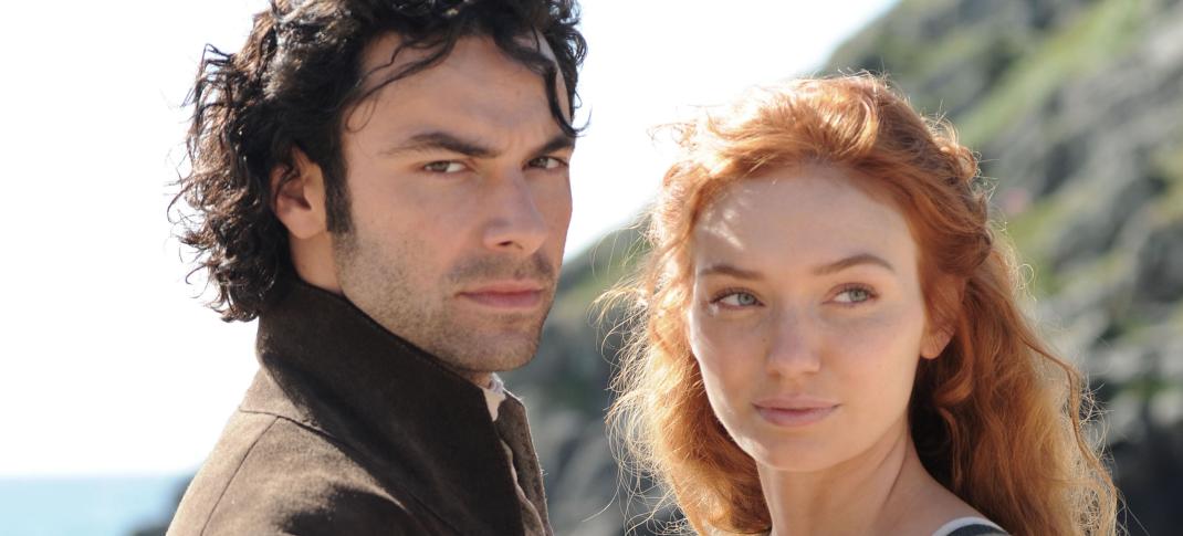 Ross and Demelza in "Poldark" Season 2 (Photo: Courtesy of Mammoth Screen for BBC and MASTERPIECE) 