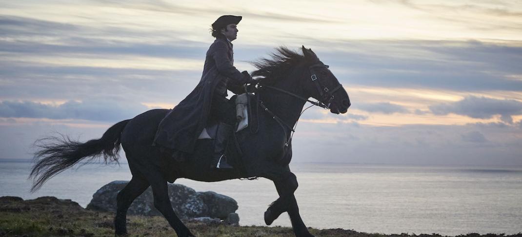 Ross Poldark's dramatic ride should maybe be the subtitle of this show (Photo: