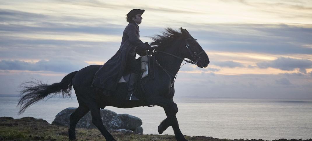 Ross Poldark's dramatic ride should maybe be the subtitle of this show (Photo: 