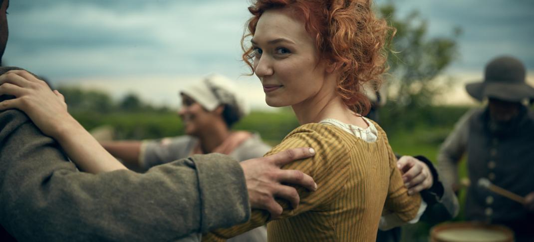 Demelza and her amazing hair shine this week. (Photo: Courtesy of (C) Robert Viglasky/Mammoth Screen for MASTERPIECE)