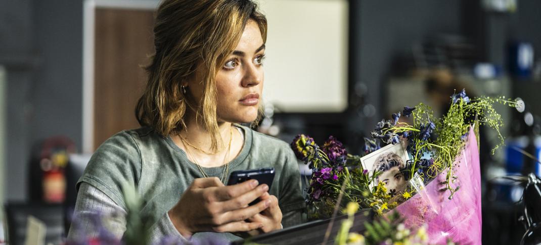 Lucy Hale in "Ragdoll" (Photo: AMC Networks)