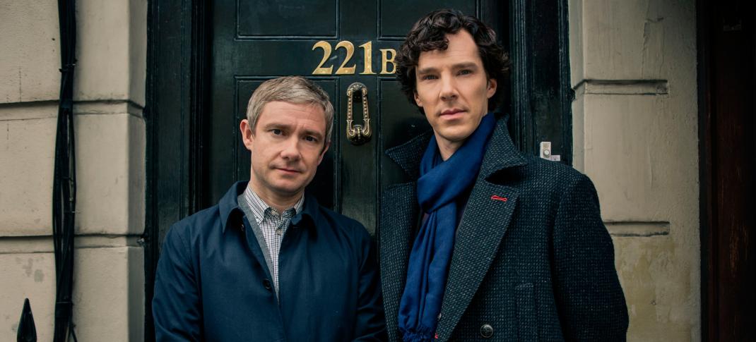 Benedict Cumberbatch and Martin Freeman in "Sherlock" Season 3. (Photo: BBC/Robert Viglasky/Hartswood Films for MASTERPIECE)