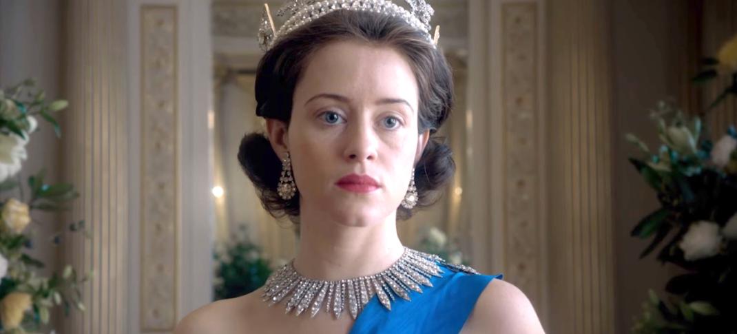 Claire Foy as Queen Elizabeth II in "The Crown". (Image courtesy of Netflix)