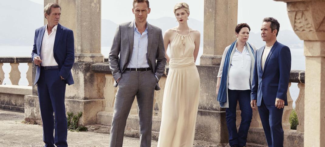 The cast of "The Night Manager". (Photo: Mitch Jenkins/The Ink Factory/AMC) 