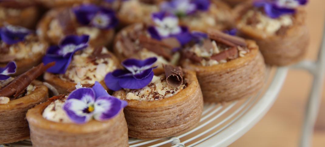 Flora's Showstopper Praline and Chocolate Vol-au-vents (Image: Courtesy of Love Productions)