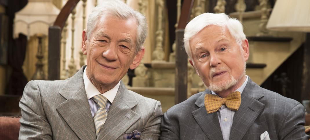 Ian McKellen and Derek Jacobi in "Vicious" (Photo: Courtesy of Gary Moyes / © Brown Eyed Boy Ltd 2016)