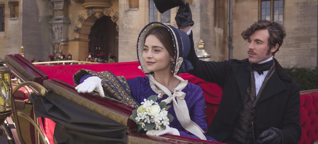 Jenna Coleman and Tom Hughes in Season 2 of "Victoria" (Photo: Courtesy of ©ITVStudios2017 for MASTERPIECE)