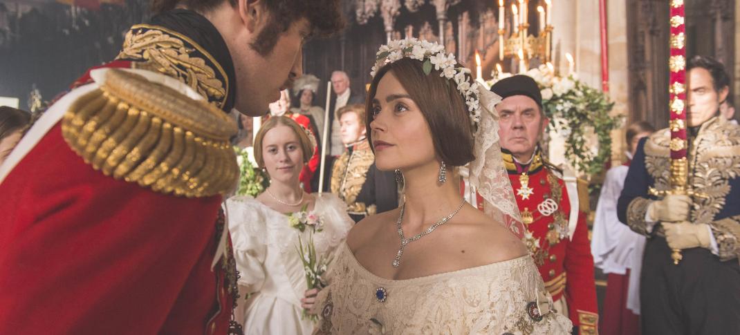 Victoria and Albert's wedding is lovely. (Photo: Courtesy of ITV Plc)