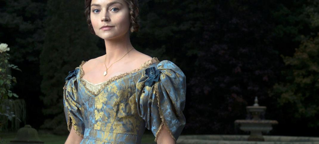Jenna Coleman as the young Queen Victoria in "Victoria" (Photo: Courtesy of Des Willie/ITV )