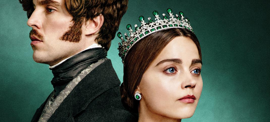 Jenna Coleman and Tom Hughes in the "Victoria" Season 3 key art (Photo: Courtesy of PBS/MASTERPIECE)
