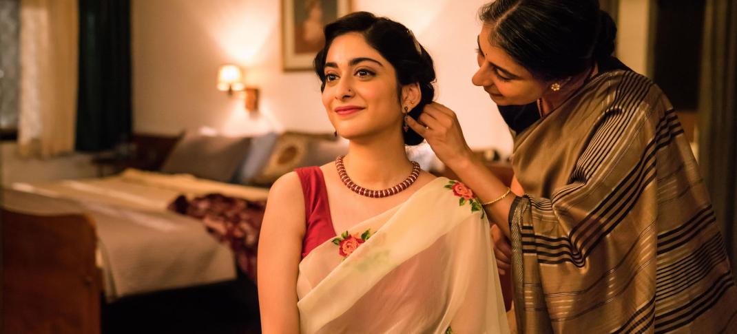 Lata Mehra (Tanya Maniktala) and her mother Mrs. Rupa Mehra (Mahira Kakkar). Credit: BBC/Lookout Point