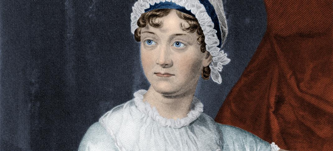 A portrait of the authoress herself, Jane Austen 