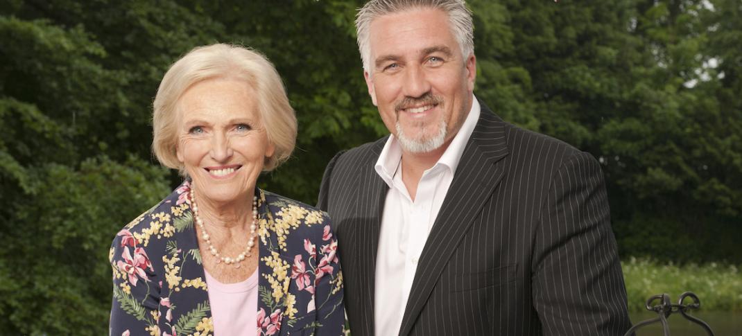 The queen and king of baking, Mary Berry and Paul Hollywood (Photo Credit: Courtesy of © Love Productions, worldwide, all media in perpetuity)