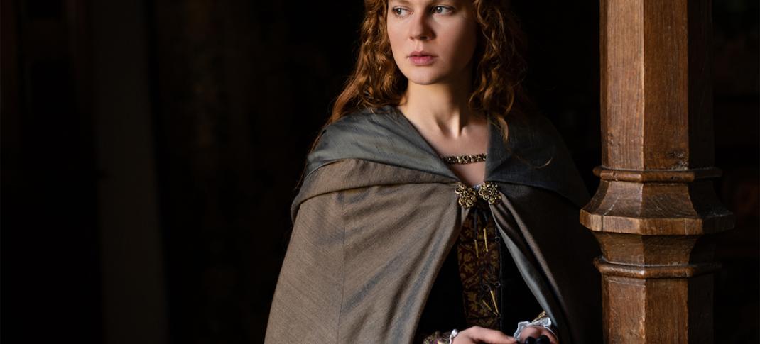 Alicia Von Rittberg as the young Elizabeth Tudor (Photo: Starz)