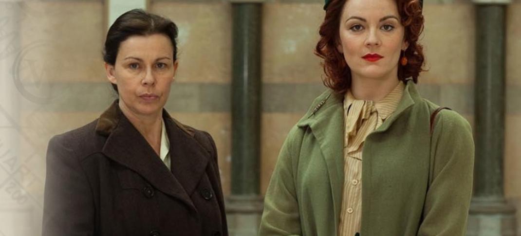 Julie Graham and Rachel Stirling in "The Bletchley Circle: San Francisco" (Photo: Britbox)