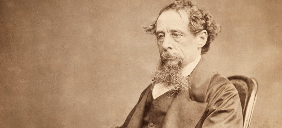 Albumen photograph of Charles Dickens, circa 1860s. (Photo: Wikimedia Commons/U.S. Public Domain)