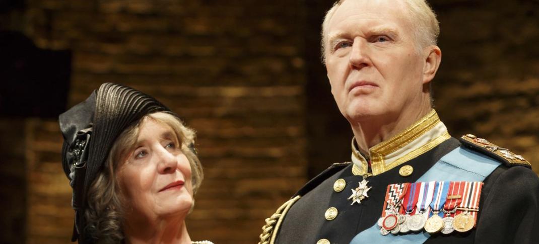 Margot Leicester and Tim Pigott-Smith in ‘King Charles III’ (Photo: Joan Marcus)