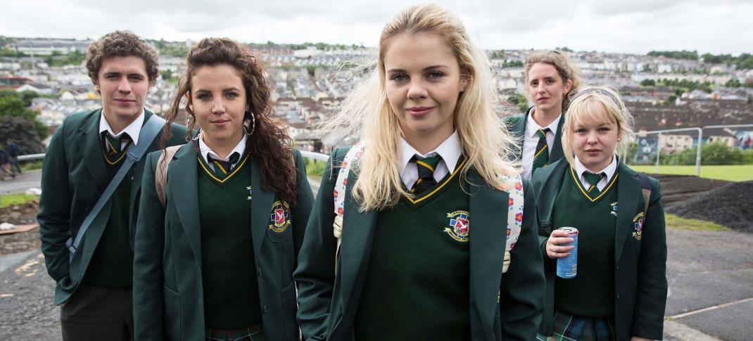 The cast of "Derry Girls" (Photo: Netflix)