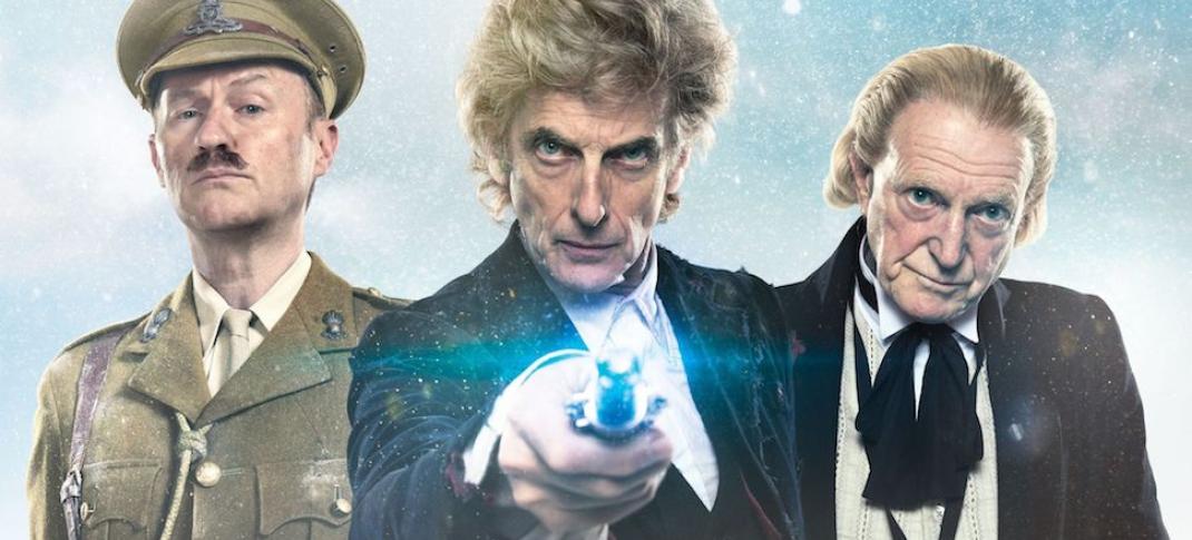 Peter Capaldi, Mark Gatiss and David Bradley in "Twice Upon a Time" (Photo: BBC America)