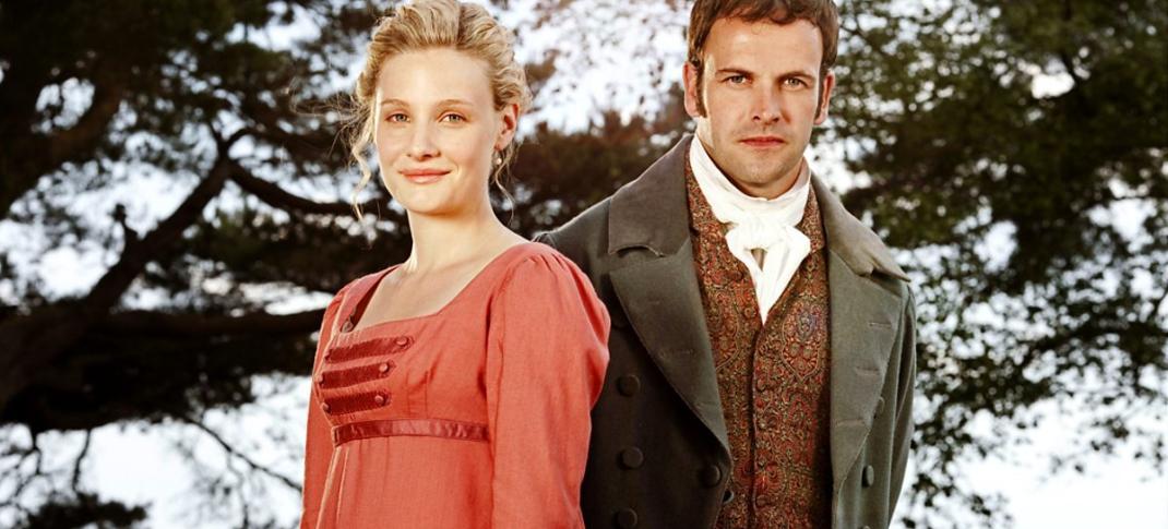 Romola Garai and Jonny Lee Miller in "Emma" (Photo: BBC)