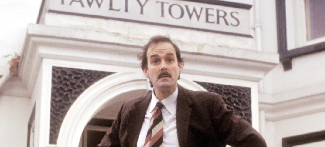 John Cleese on "Fawlty Towers". (Photo: BBC)