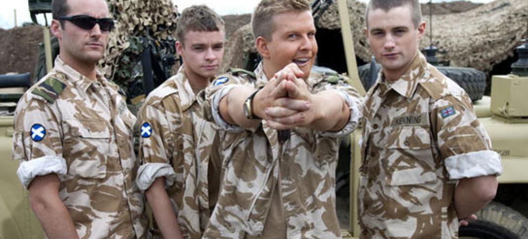 The cast of "Gary: Tank Commander" (Photo: BBC)