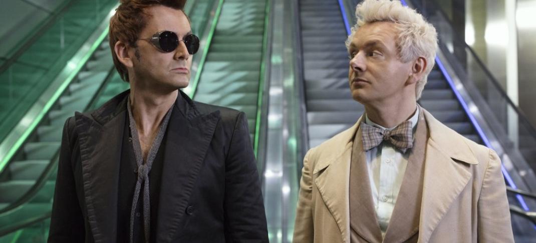 David Tennant and Michael Sheen in"Good Omens" (Photo: Amazon Studios)