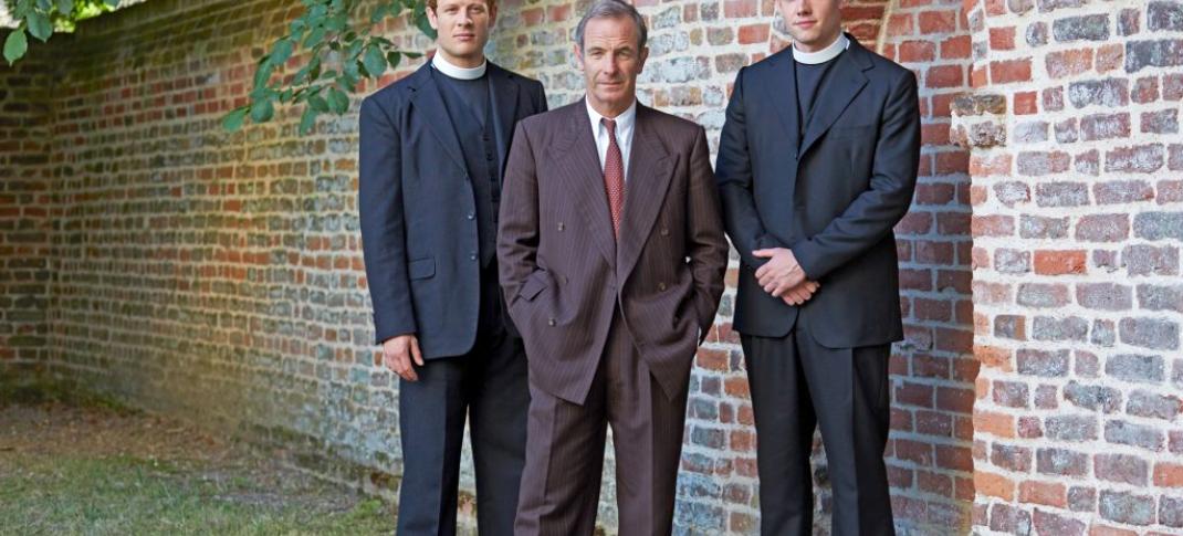 James Norton, Tom Brittney and Robson Green in "Grantchester Season 4 (Photo: Courtesy of Colin Hutton/Kudos, an Endemol Shine Company, MASTERPIECE and ITV)