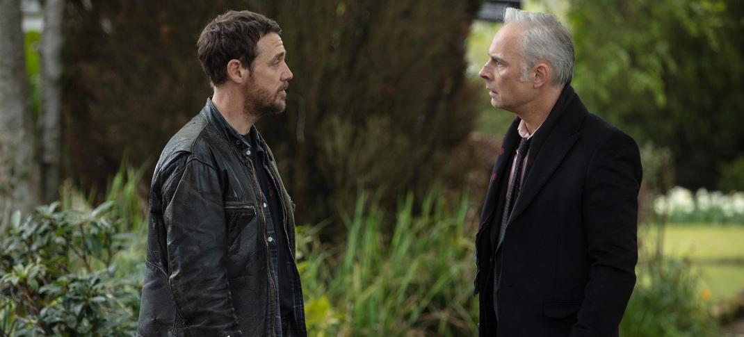 Jamie Sives as Jake and Mark Bonnar as Max in 'Guilt' Season 1