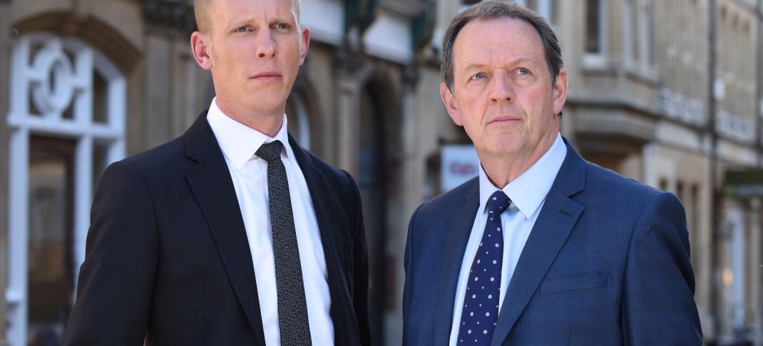 One last time: Laurence Fox as DI Hathaway and Kevin Whately as DI Lewis (Photo: Courtesy of (C) ITV Studios/MASTERPIECE) 