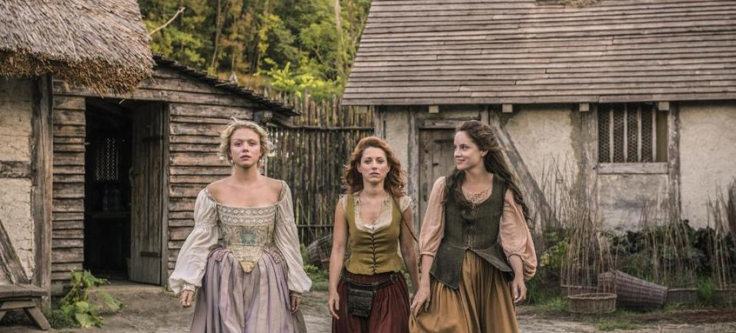 The three leading ladies of "Jamestown" (Photo: Carnival Films Ltd 2017)