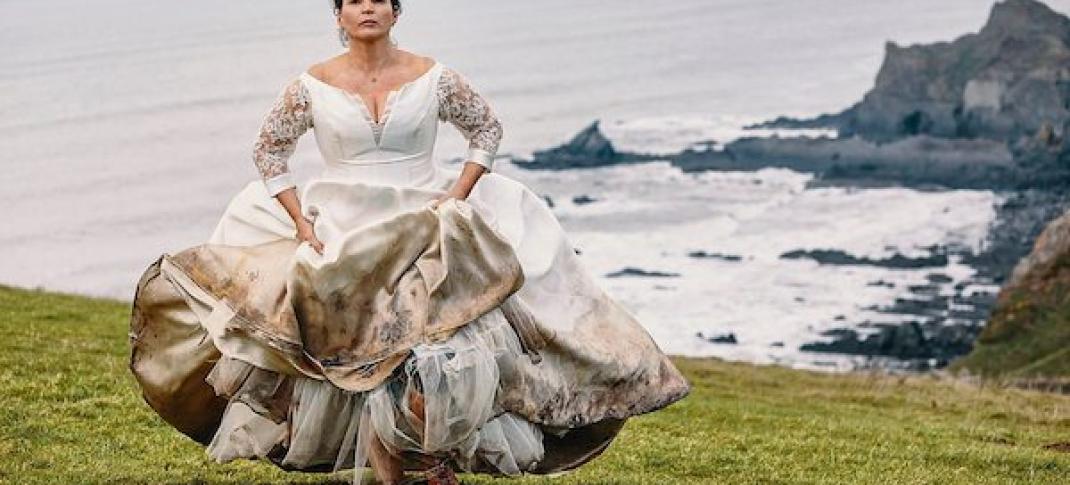Not an auspicious start to the marriage. Julia Ormond as Julia. Photo Credit: BBC/Mainstreet Pictures