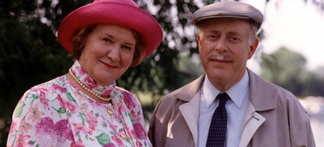 Stars Clive Swift and Patricia Rutledge in "Keeping Up Appearances" (Photo: BBC)