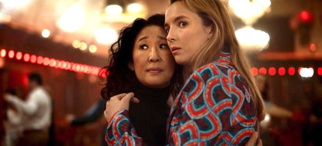 Sandra Oh and Jodie Comer in "Killing Eve" (Photo: BBC America)