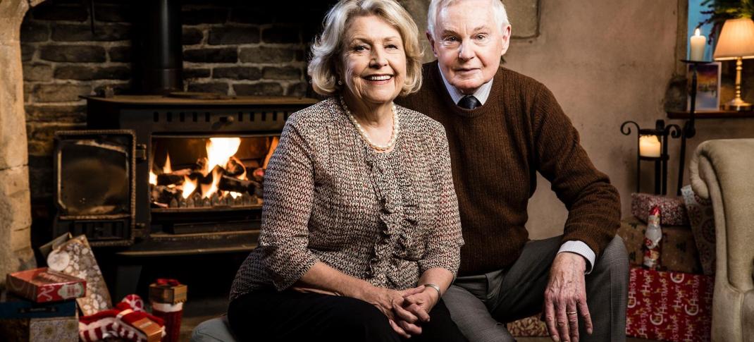 Derek Jacobi and Anne Reid in the "Last Tango" Holiday Special (Photo: Courtesy of BBC/Red Productions/Gary Moyes)