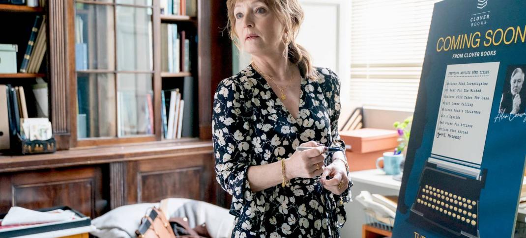 Lesley Manville in "Magpie Murders" (Photo: Photo Credit: Bernard Walsh/Masterpiece)