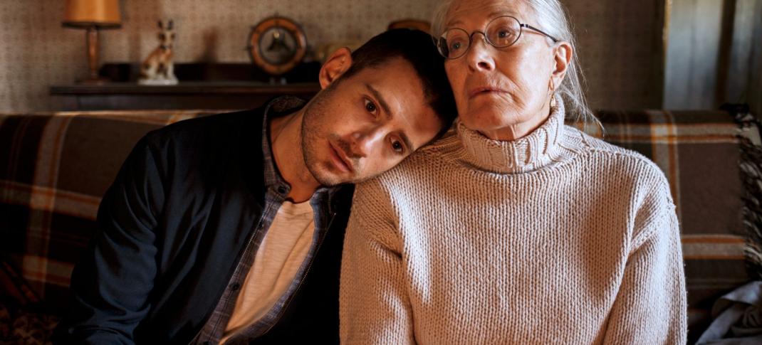 Vanessa Redgrave and Julian Morris in "Man in an Orange Shirt" (Photo: Courtesy of Nick Briggs/Kudos for BBC and MASTERPIECE)