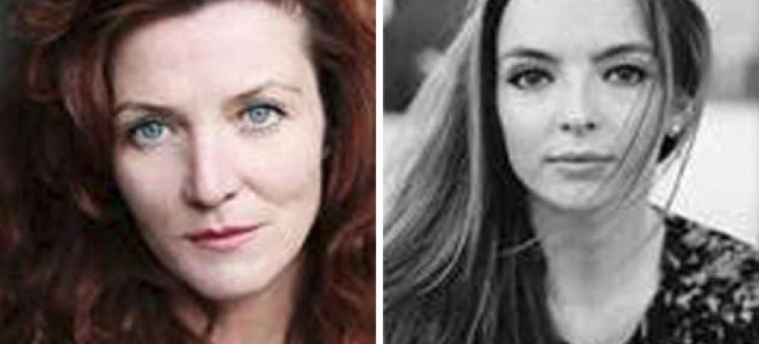Michelle Fairley and Jodie Comer who will be starring in "The White Princess". Photo: Starz