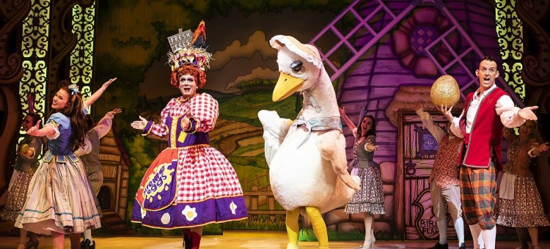 Shropshire Council’s Theatre Severn, Shrewsbury. Mother Goose. Photo: Pamela Raith