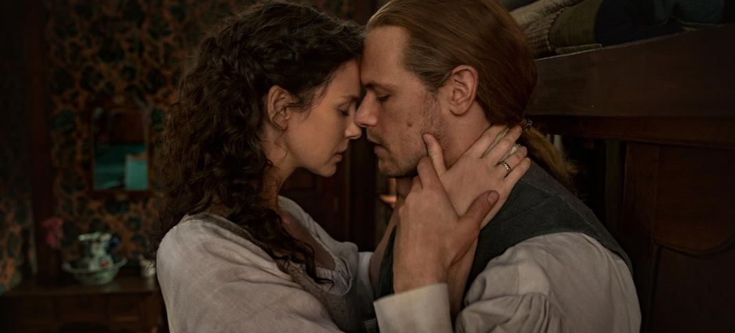 Catriona Balfe and Sam Heugan in "Outlander"