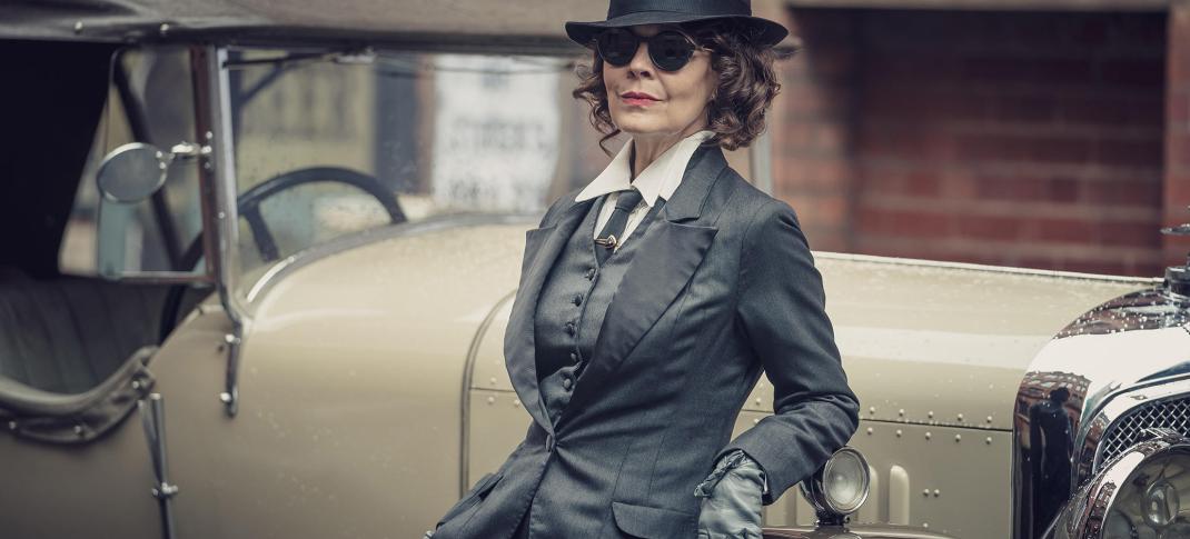 Helen McCrory in the greatest "Peaky Blinders" look ever (Photo: Netflix/Caryn Mandabach Productions)