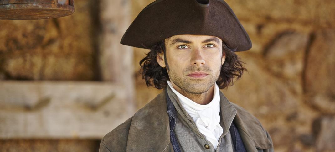 Aidan Turner, smoldering. (Photo:  Courtesy of © ITV plc (ITV Global Entertainment Ltd)