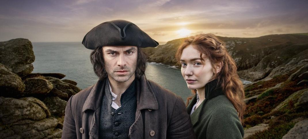 Ross and Demelza in the new BBC "Poldark" Season 5 key art (Photo: BBC)