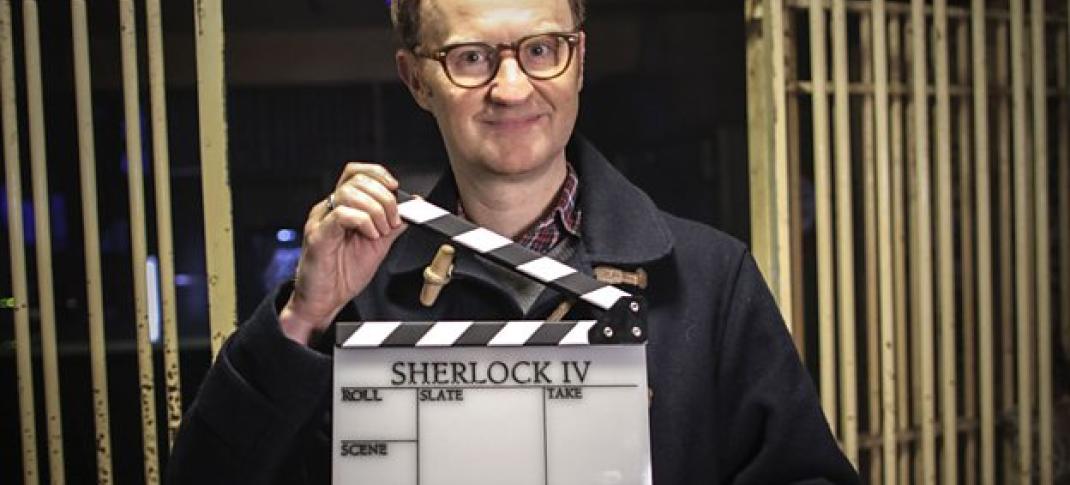 The game is on (again), says Mark Gatiss. (Photo: ourtesy of (c) Hartswood Films and BBC Wales for MASTERPIECE) 